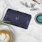 JAM Paper Italian Leather Business Card Holder Case with Round Flap